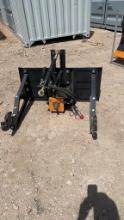 3-Point Hitch adaptor w/ PTO for skid steer