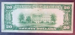 1928 $20 Federal Reserve Note