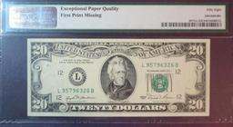 1981 $20 Federal Reserve Note