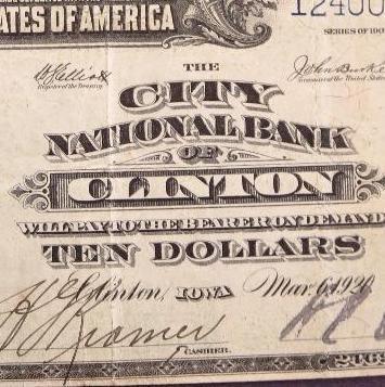 1902 S10 National Currency