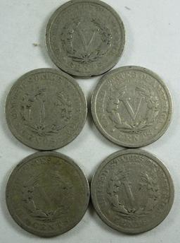 1911 Liberty Head Five Cents
