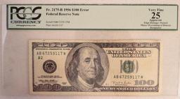 1996 $100 Federal Reserve Note