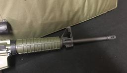 Ruger AR-556 Green w/Case w/UTG Red Dot