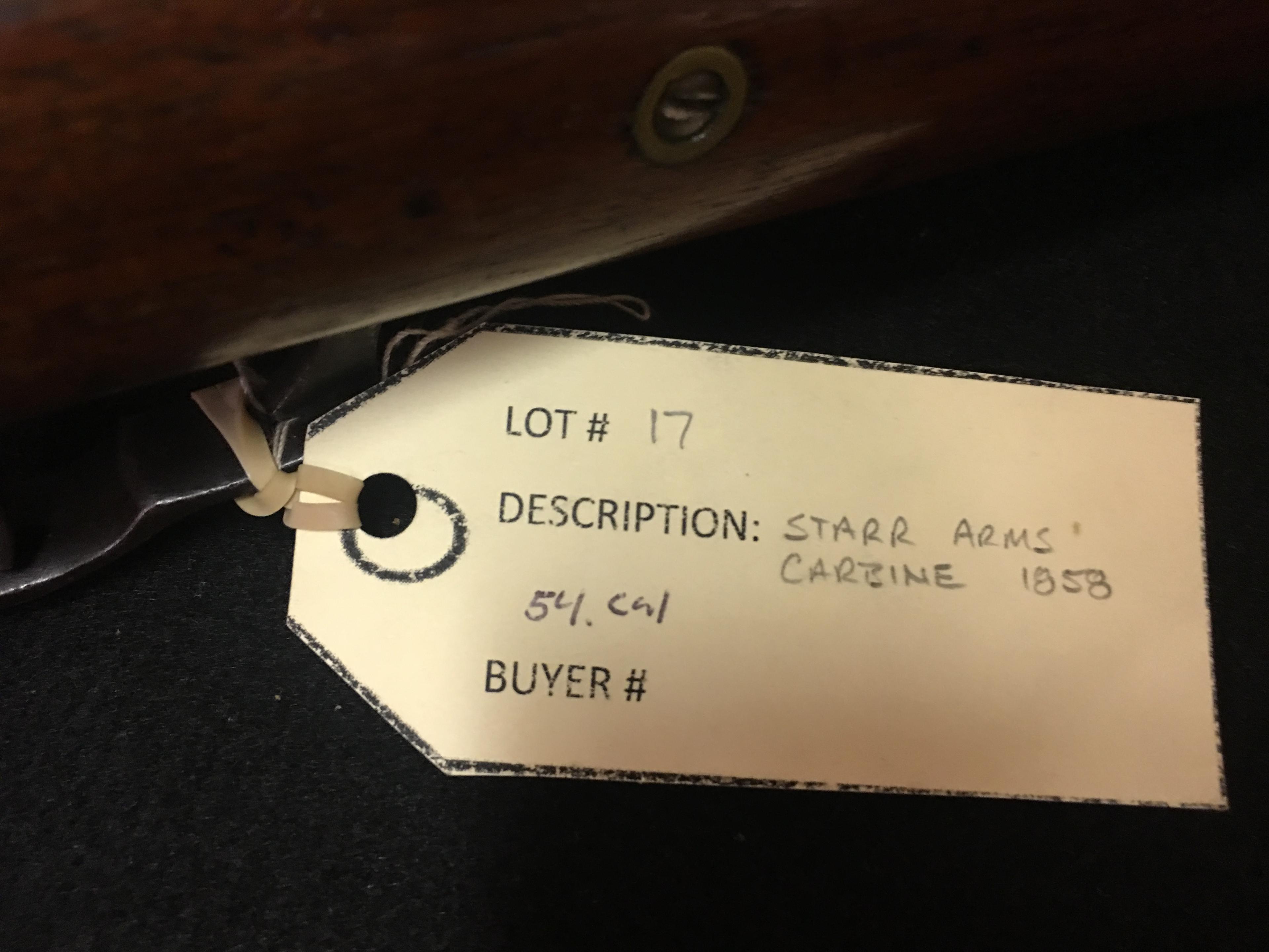 Starr Arms Carbine 1858 .54 Cal