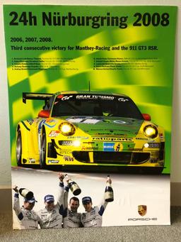 Mounted Factory Porsche Posters (Set of 3)