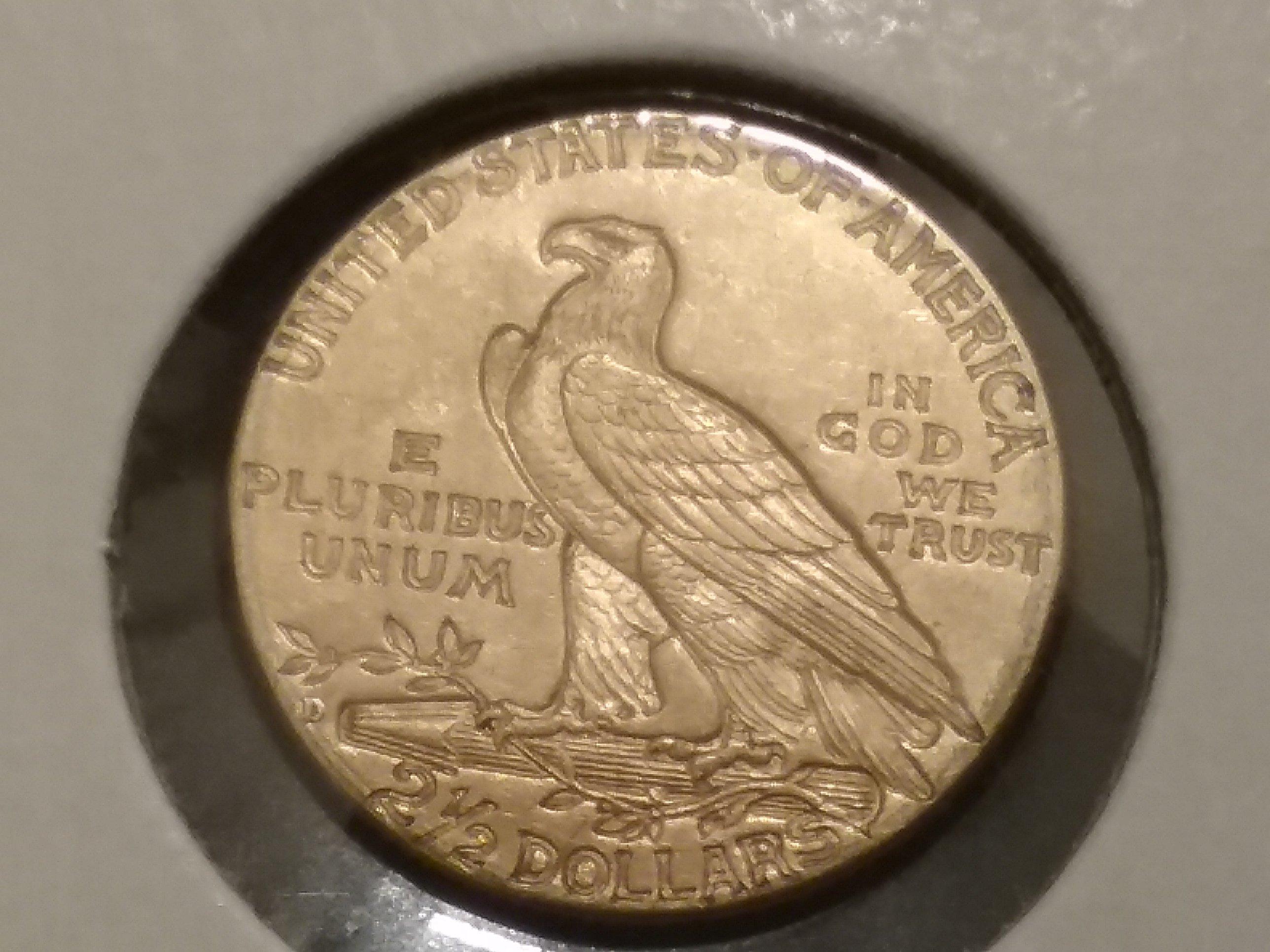 GOLD 1925-D $2.50 Indian Uncirculated