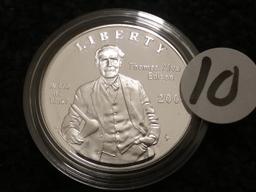 2004 $1 Silver Commemorative - Edison
