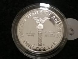 1989 $1 Silver Commemorative - Congress