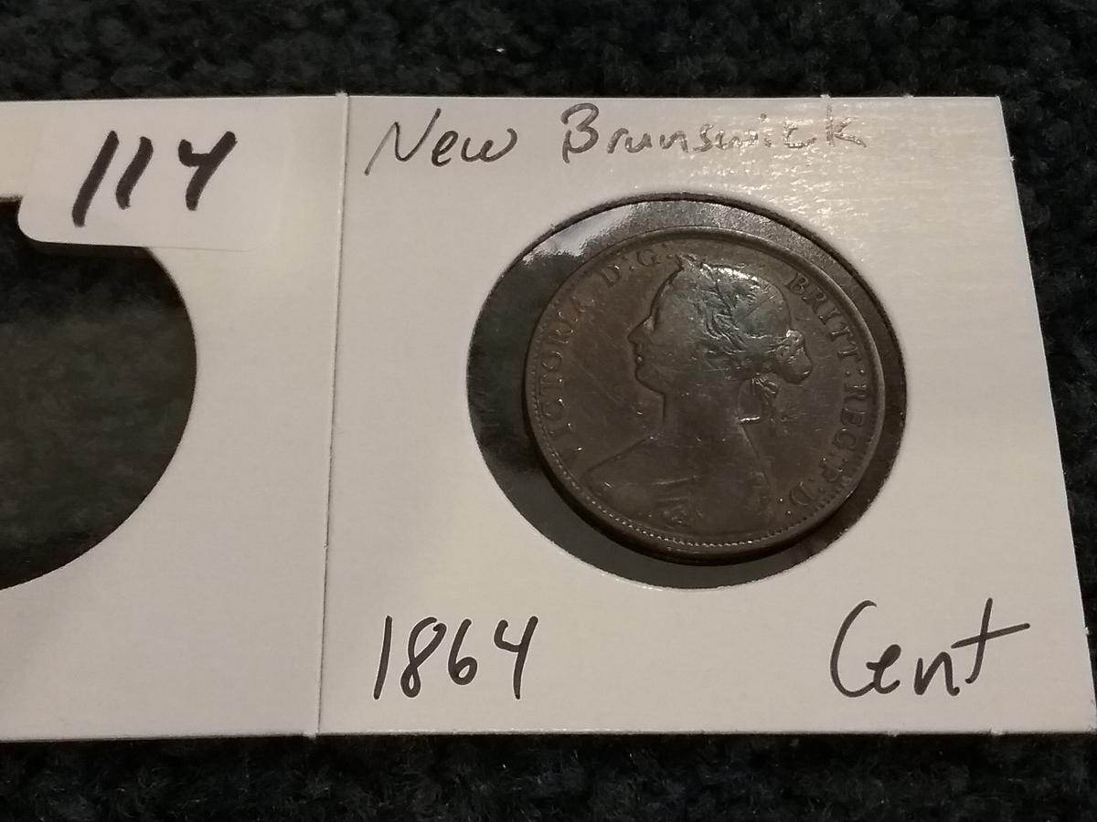New Brunswick 1864 Cent