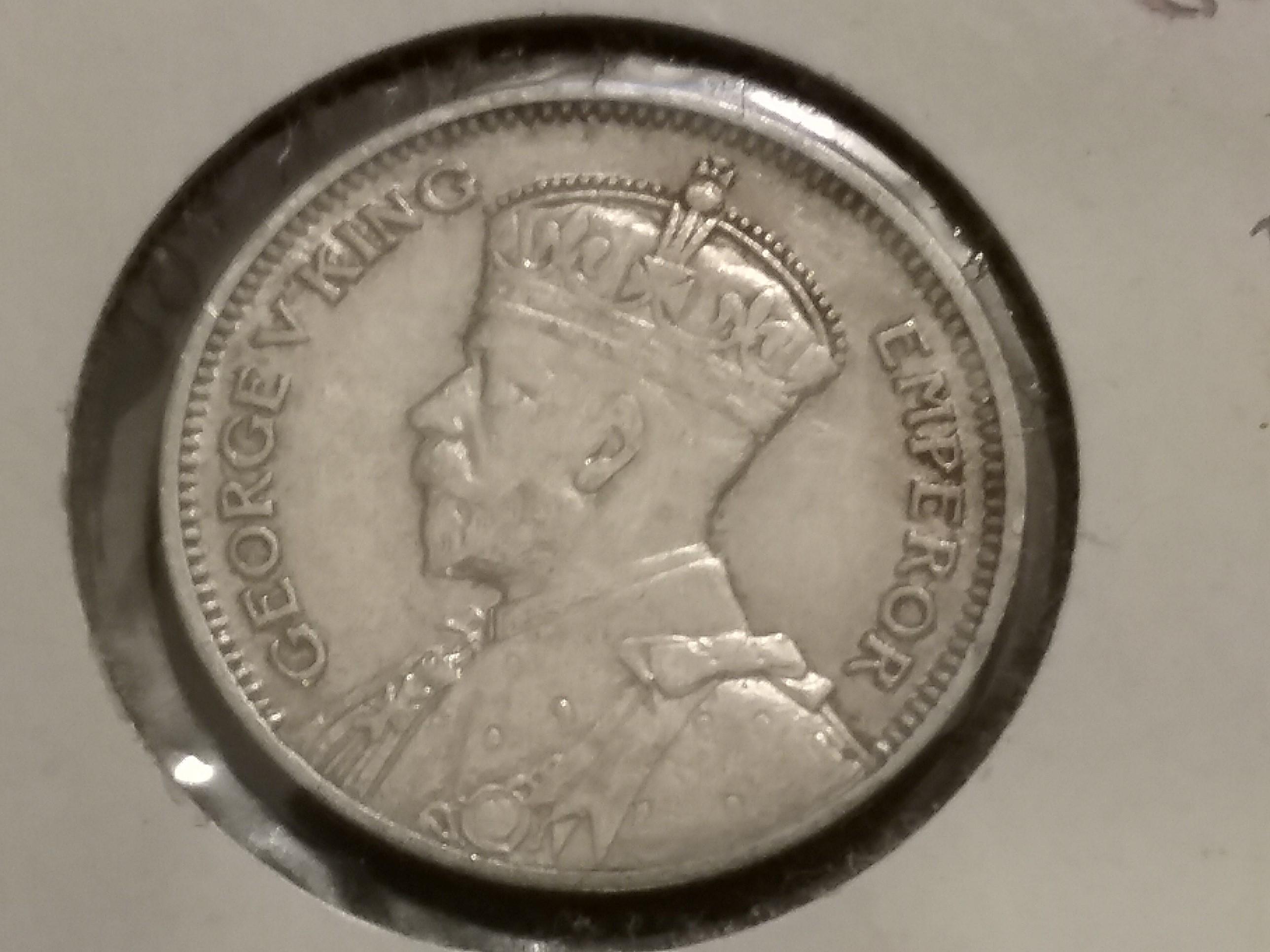1936 New Zealand Silver 6 pence