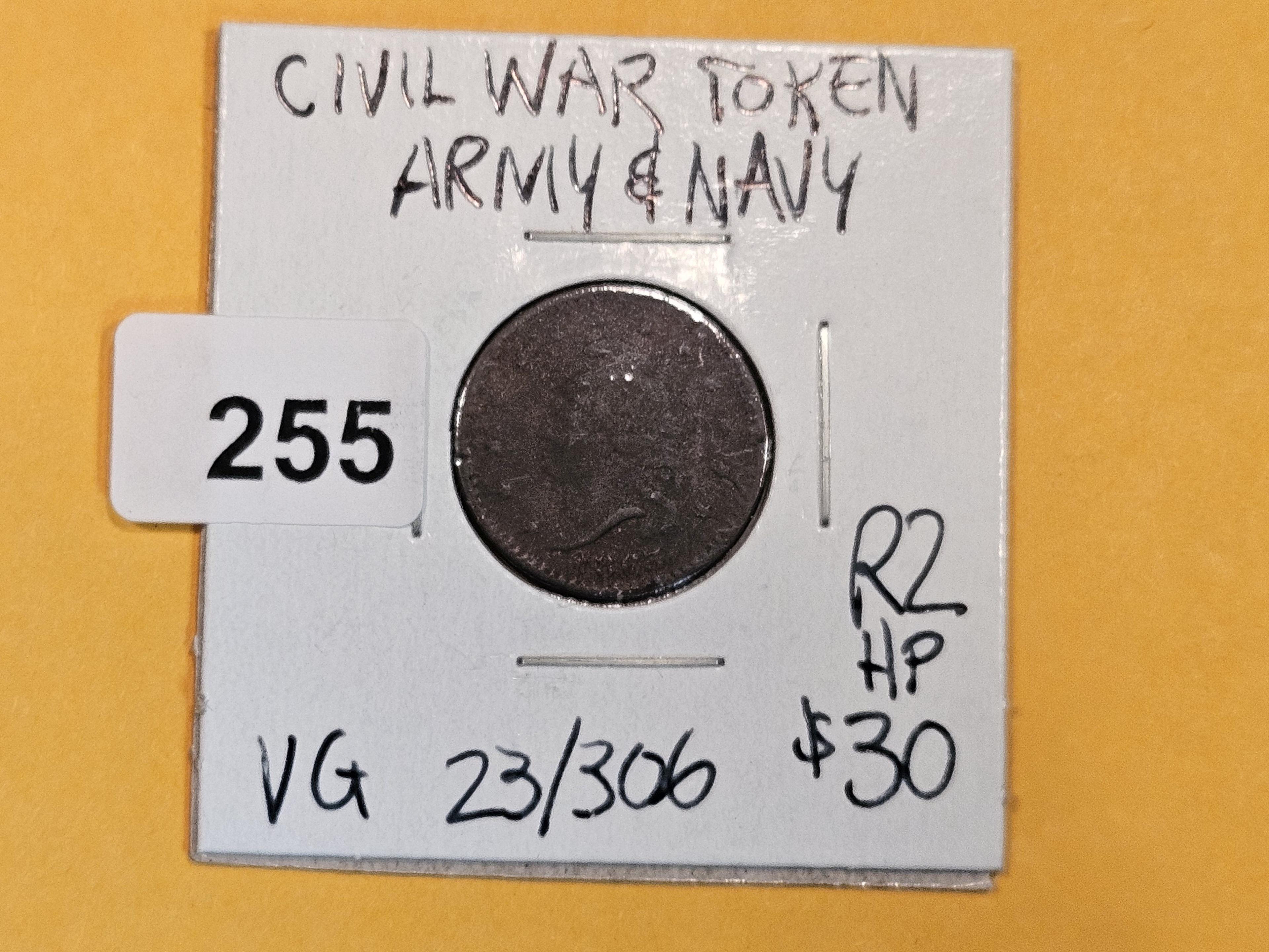 1863 Civil War Token