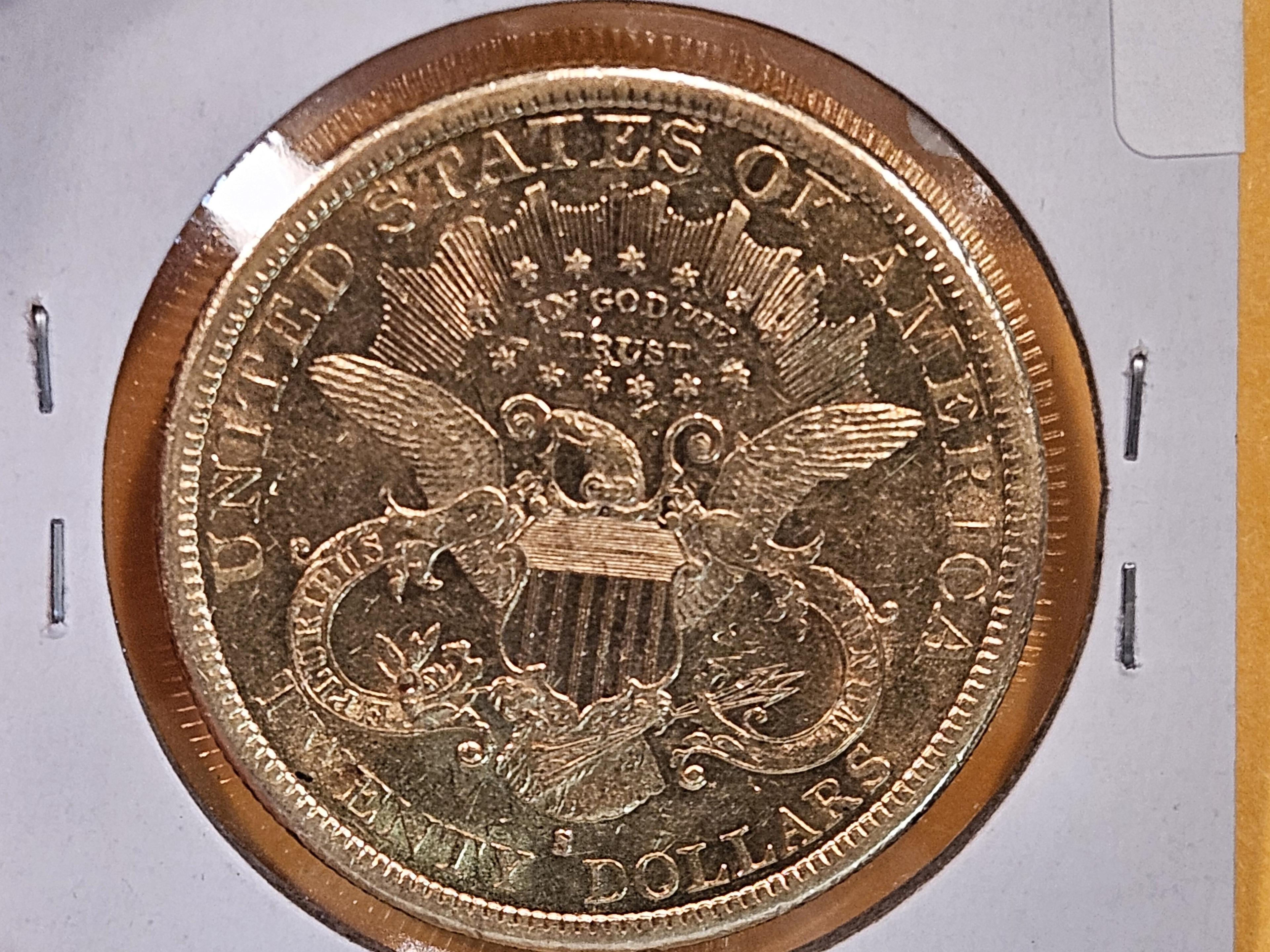 GOLD! Brilliant Uncirculated 1884-S Liberty Head $20 Gold Double Eagle