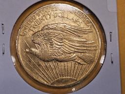 GOLD! Brilliant Uncirculated 1908 Saint Gaudens $20 Double Eagle