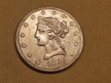 * SEMI-KEY! GOLD! 1855-O Liberty Head Gold Ten Dollar in Very Fine