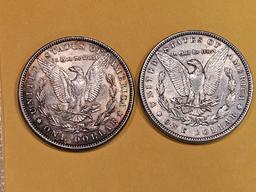 1885 and 1886 Morgan Dollars