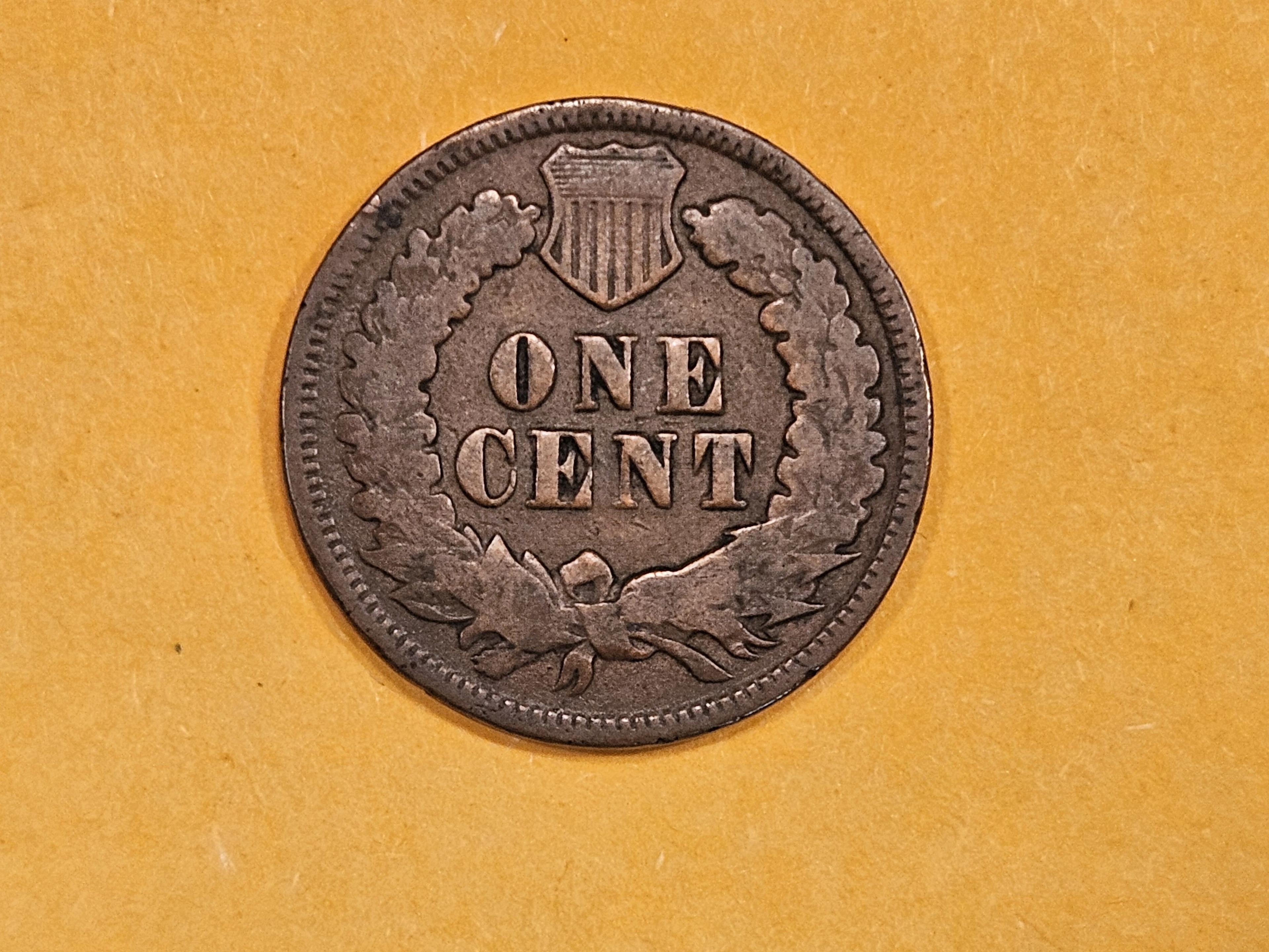 Semi-key 1871 Indian Cent