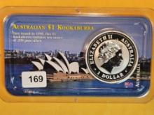 GEM Proof 2001 Australia Silver Dollar