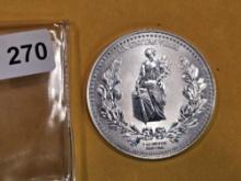 One Troy ounce .999 fine silver art round
