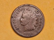 Semi-Key 1868 Indian Cent