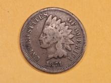 Semi-key 1871 Indian Cent