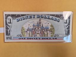 DISNEY DOLLAR! 1987 A One Dollar Uncirculated