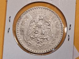 1933 Mexico silver un Peso