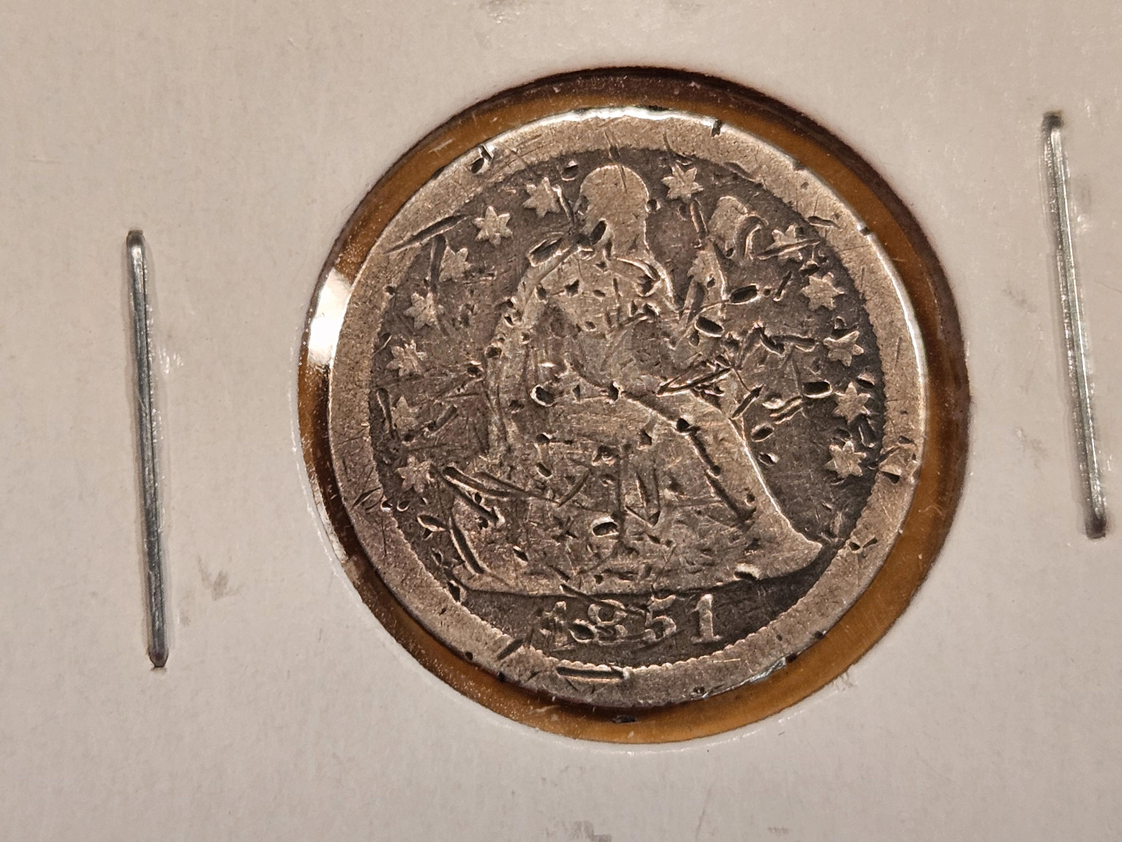 Three better mixed silver Dimes
