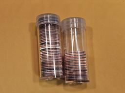 One and a half rolls of mixed Proof Washington Quarters