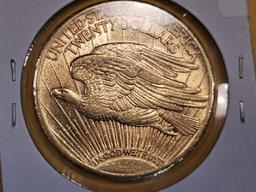 GOLD! Brilliant AU-BU 1910-S Saint Gaudens Gold Twenty Dollars