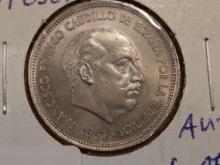 1957 (58) Spain 25 pesetas