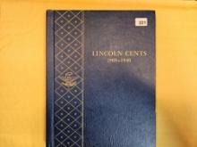 Lincoln Wheat cent album from 1909 - 1940