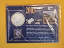 GEM Brilliant Uncirculated 2003 American Silver Eagle