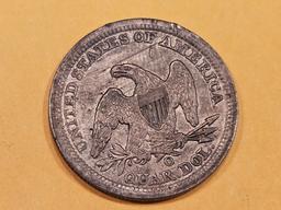 Better Date 1844-O Seated Liberty Quarter