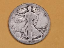 * Key Date 1916-D Walking Liberty Half Dollar