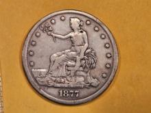 1877-S Trade Dollar in Fine - details