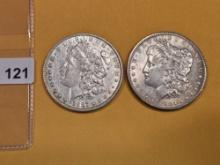 1887 and 1904-O Morgan Dollars