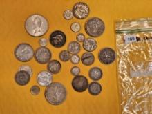Nice mix of World SILVER Coins