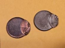 ERRORS! Two Choice Brilliant Uncirculated Lincoln Cents