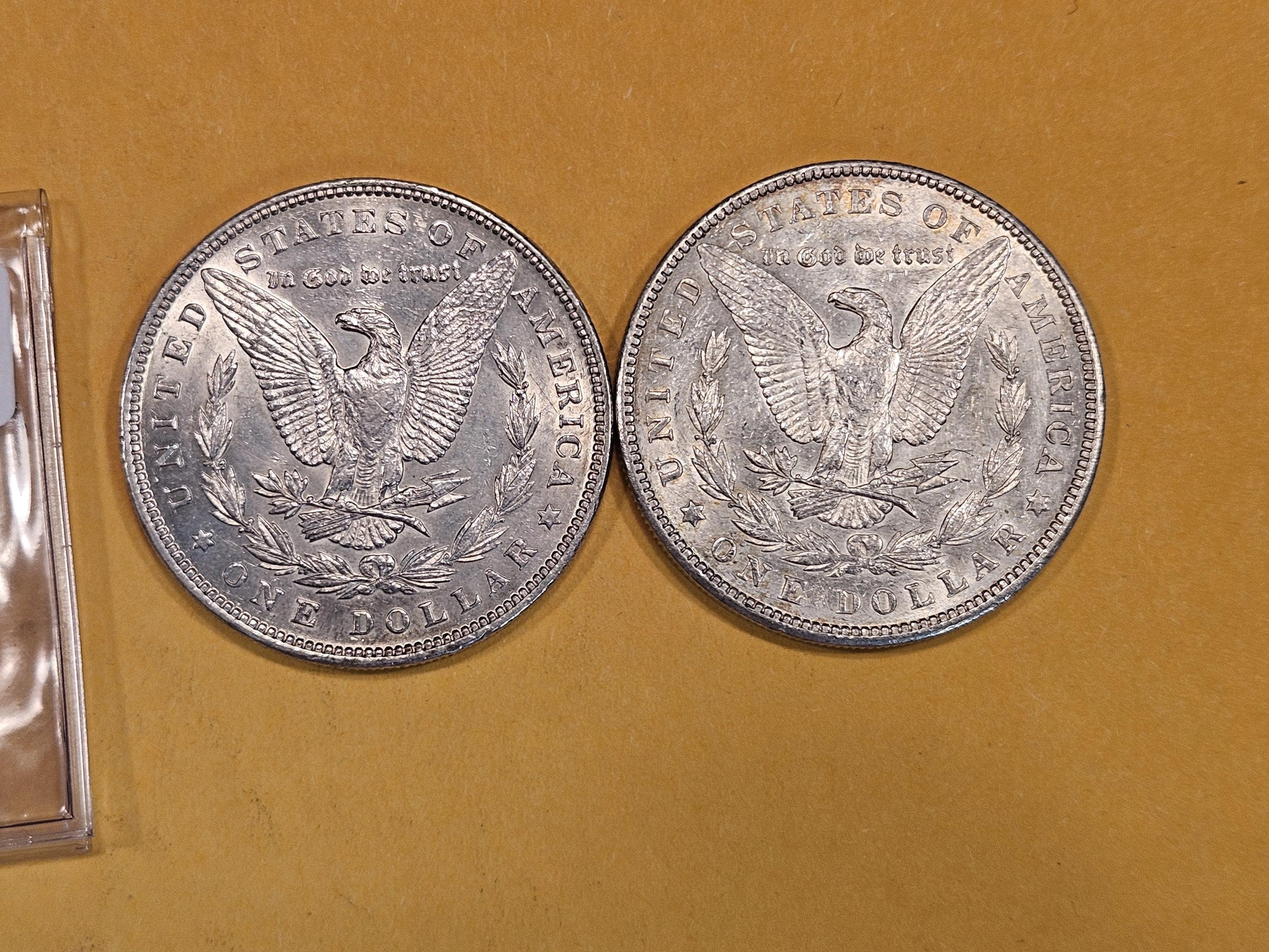 1898 and 1900 Morgan Dollars