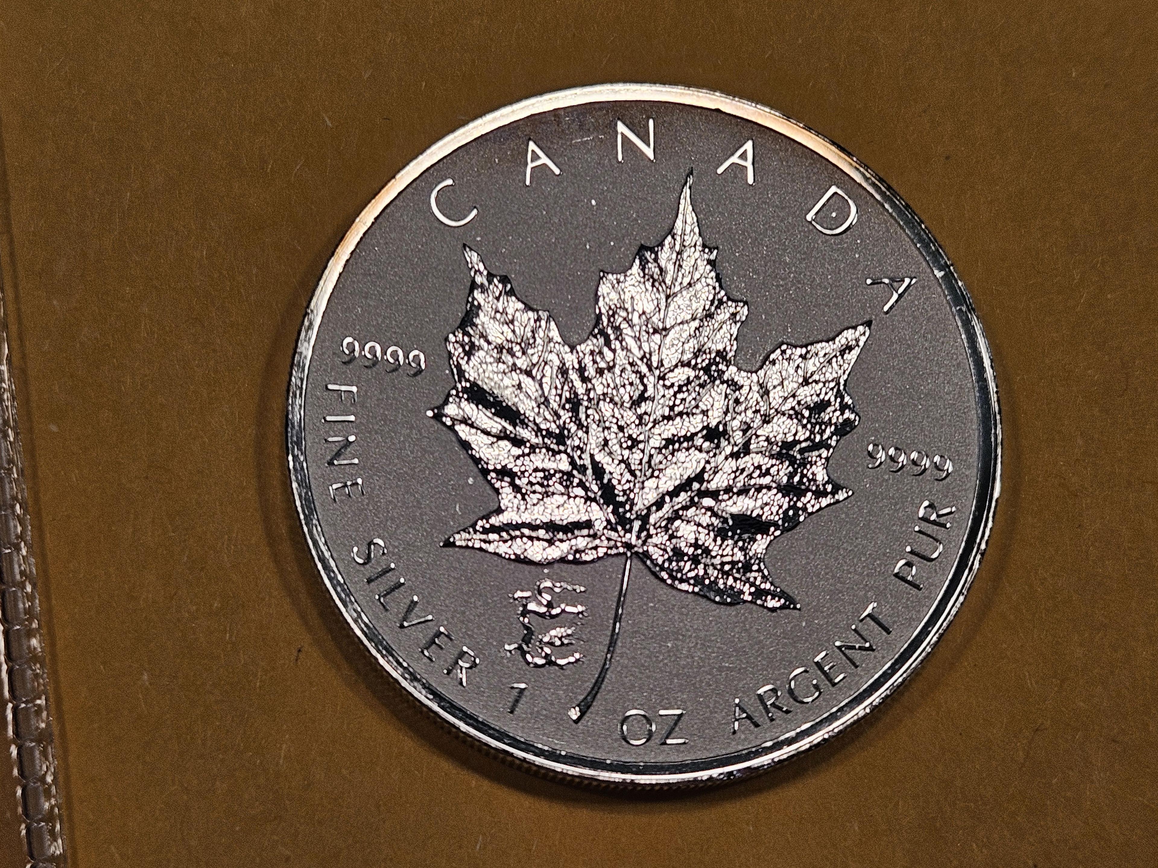 2012 Gem Canada silver Five Dollars