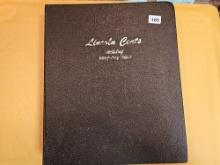 Partially Complete Lincoln Wheat cent collection in Dansco Album