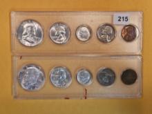 BU 1963 and 1964 Year Coin sets