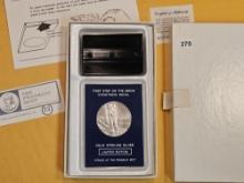 Franklin Mint Sterling Silver EYEWITNESS Medal
