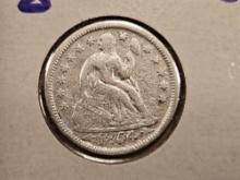 Better Date 1854-O Seated Liberty Dime