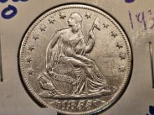 1855-O Seated Liberty Half Dollar