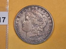 Better Date 1887-S Morgan Dollar