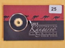 GOLD! GEM 2015 Australia Gold Two Dollars