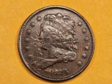 1835 Classic Head half-cent