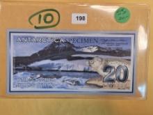 Crisp Uncirculated Antarctica Twenty Dollars