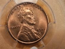 GEM! PCGS 1941-S Wheat cent in Mint State 65 RED